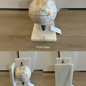 Marble Globe Bookend
